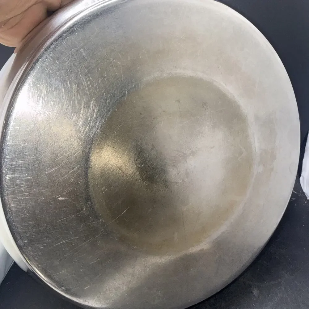 Vintage Rena Ware 4 Qt 3-Ply 18-8 Stainless Steel Dutch Oven Pot w Lid USA